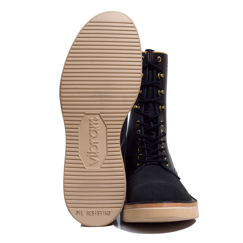 ROUGH-OUT LACE UP BOOTS - May club