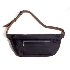 ACV-BG03ASG ARMY SERGE WAIST BAG - BLACK - May club