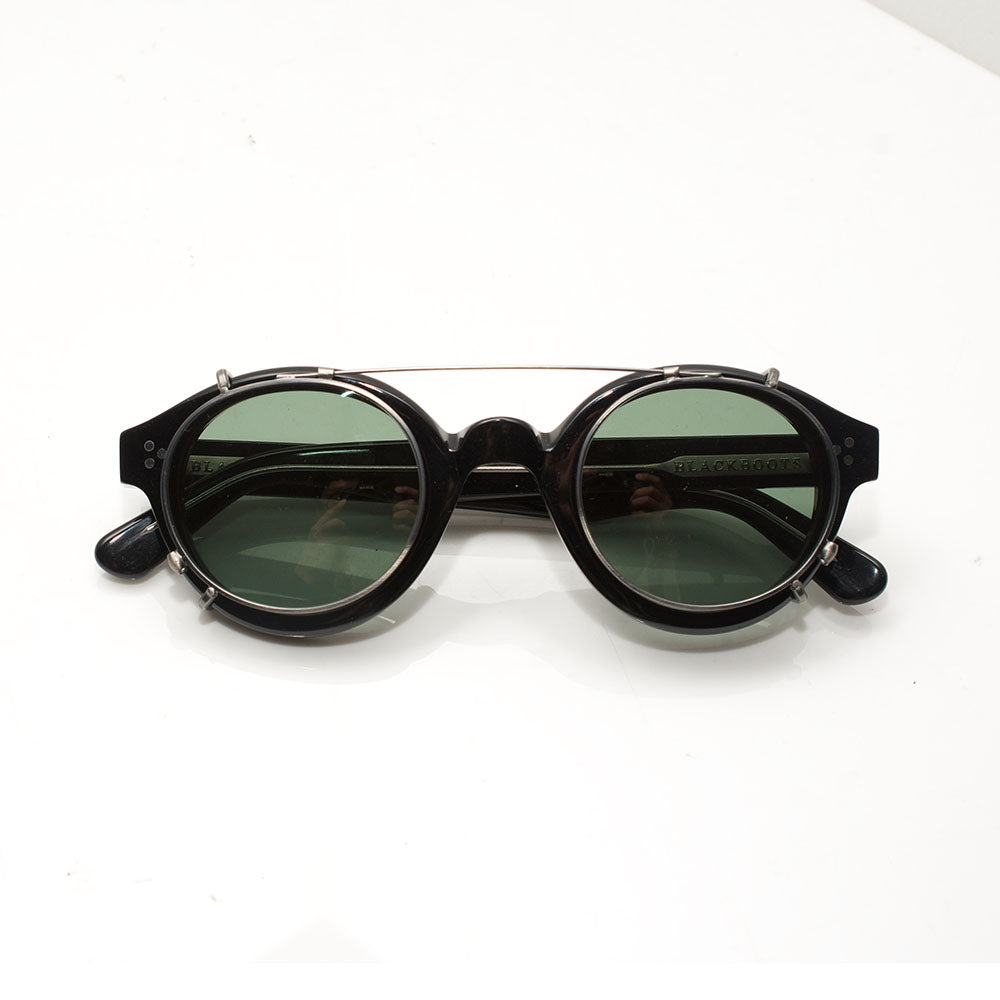 Japanese handmade frame glasses - PHILOSOPHY//005 with CLIP-ON