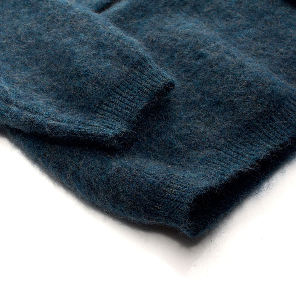 VINTAGE MOHAIR CARDIGAN - BLUE