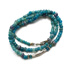 Indian Pacific Blue Mix Necklace / Long 卍