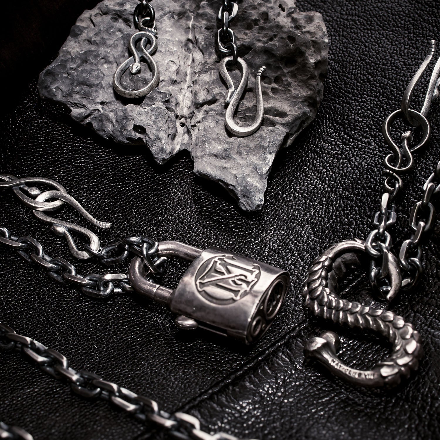 HATCHET NECKLACE by LARRY SMITH