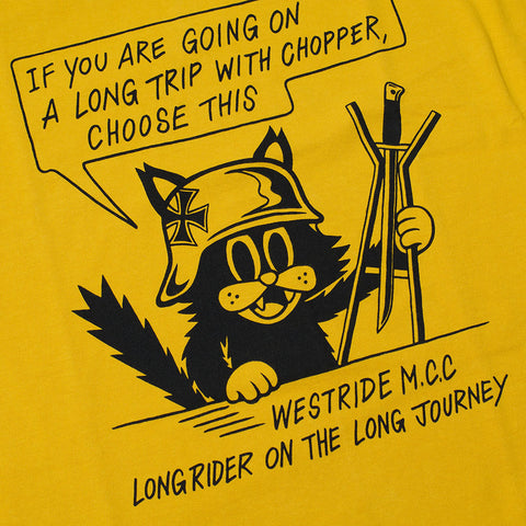 "A LONG TRIP" TEE - DX.YEW