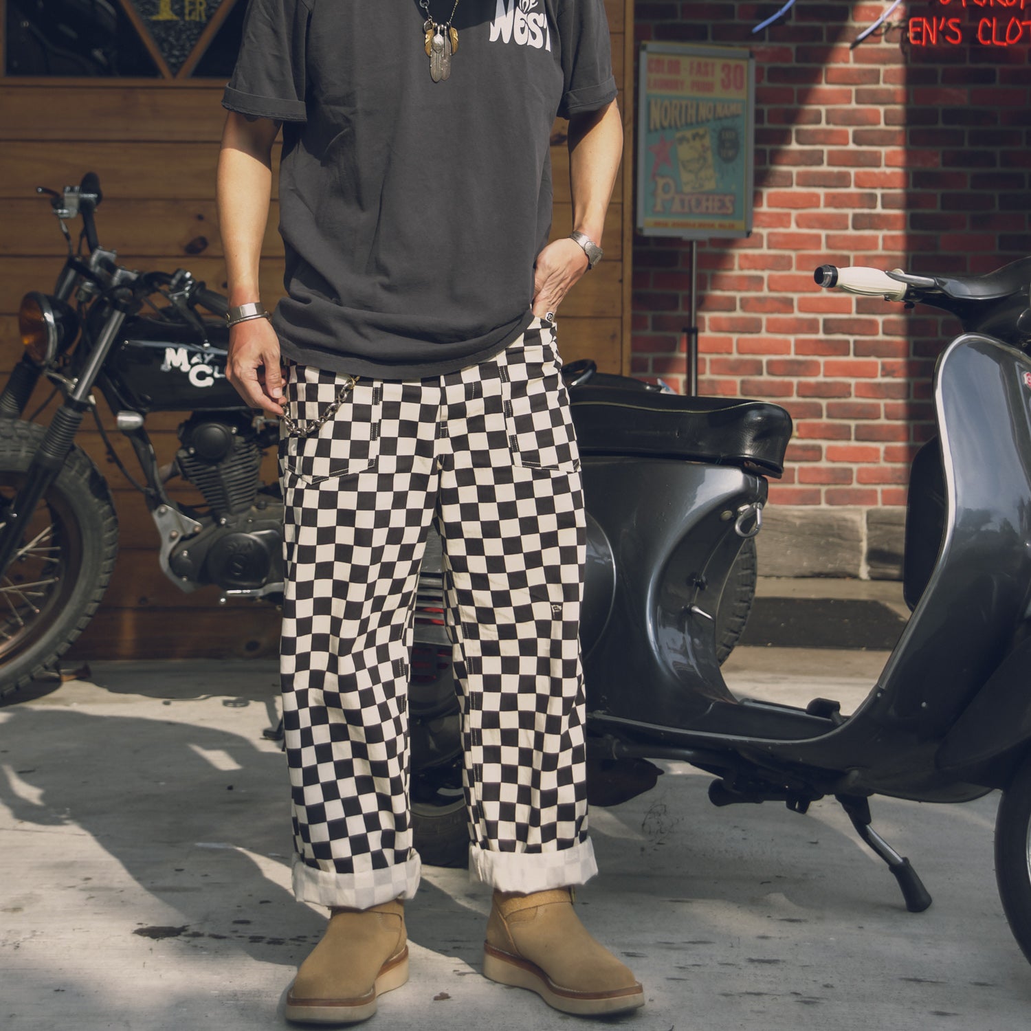 ARMY WORK TROUSERS - CHECKER - May club