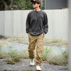 POWER DRY LONG TEE - POWER & SPEED GREY