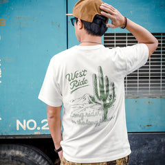 "CACTUS BLUES" TEE - OFF