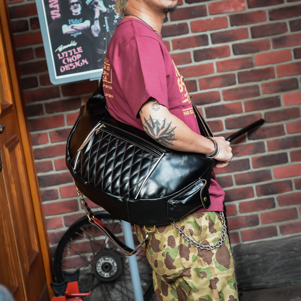 RIDING SHOULDER BAG - HORSEHIDE