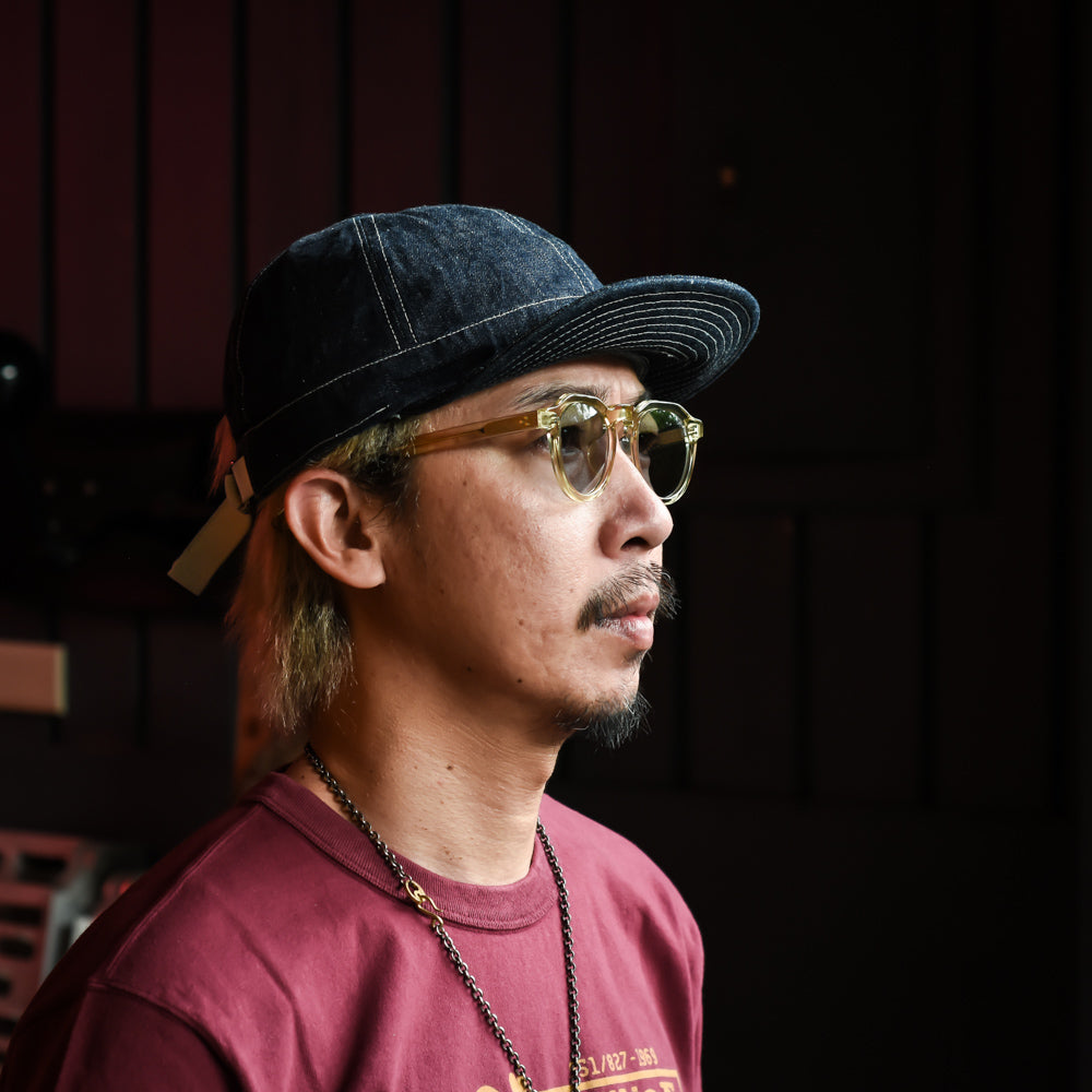 NEW ARMY CAP - PLAIN BLUE DENIM