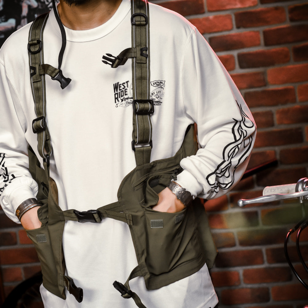 ON THE ROAD VEST - OLIVE