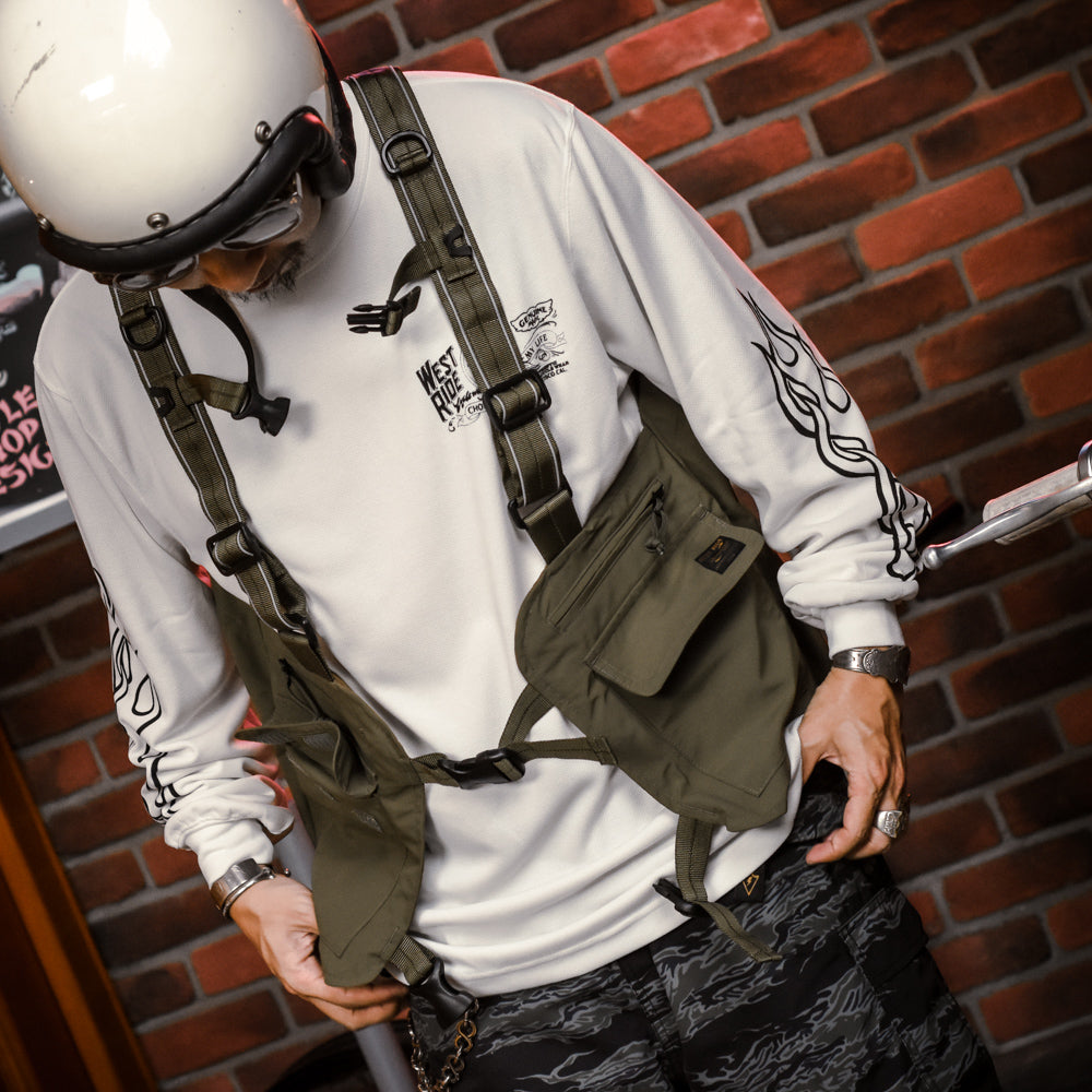 ON THE ROAD VEST - OLIVE