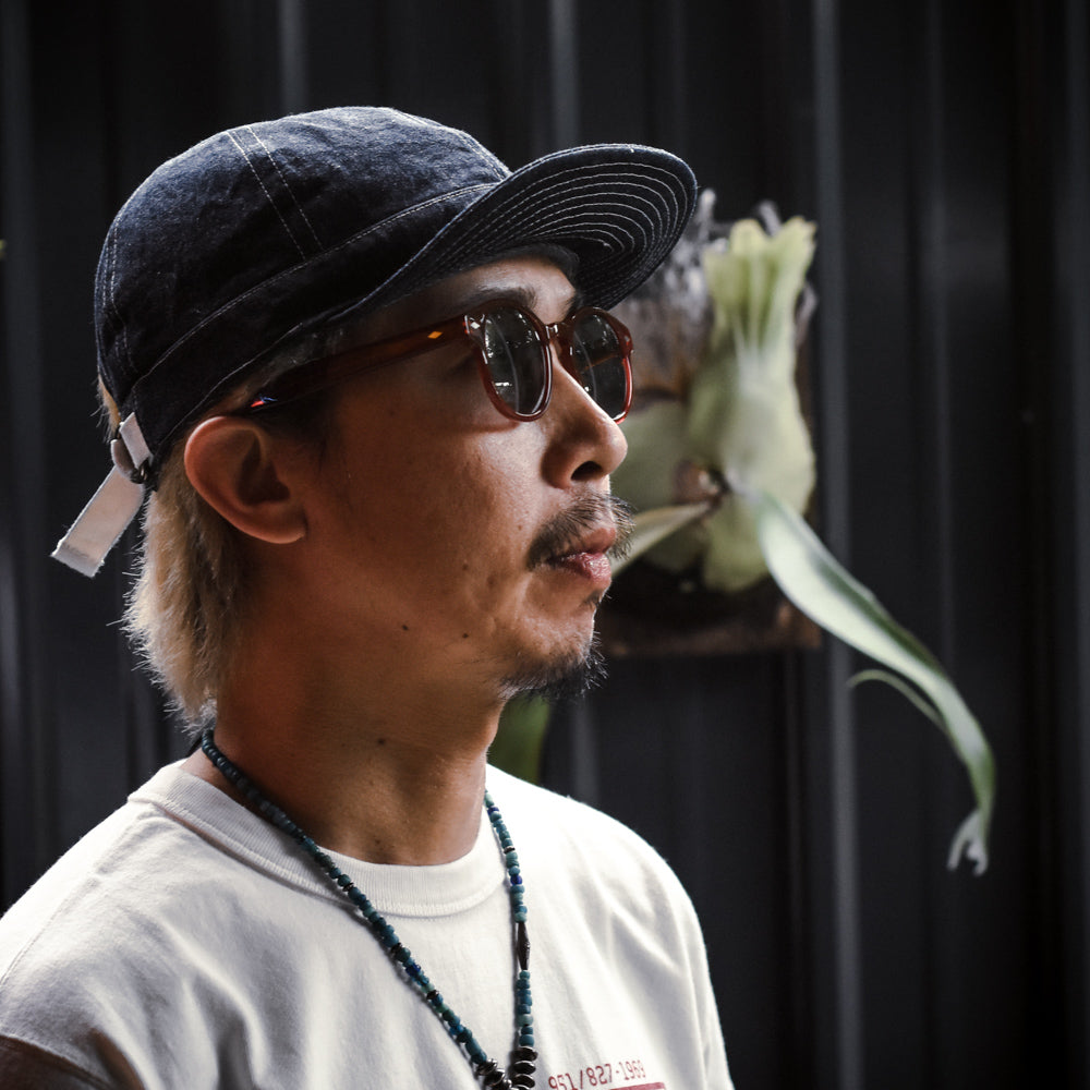 NEW ARMY CAP - PLAIN BLUE DENIM