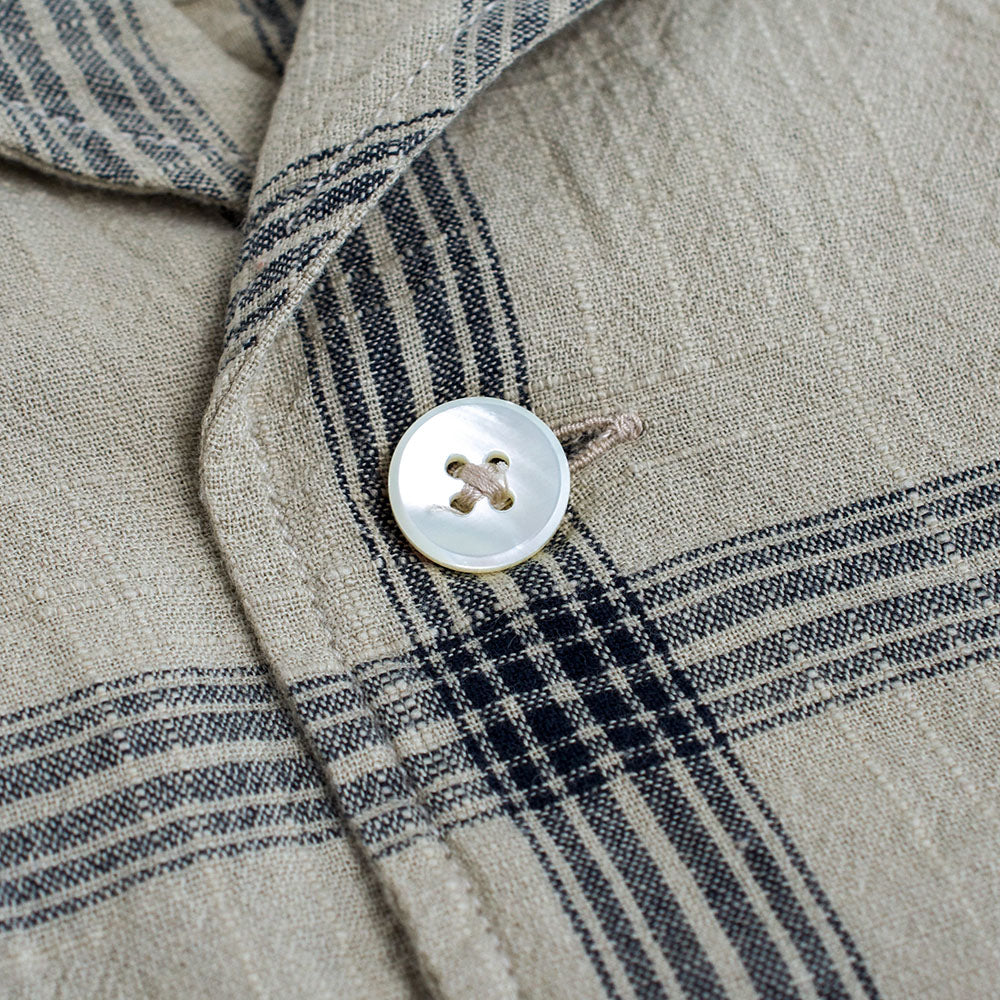 GUMP SS SHIRTS - BEIGE CHECK