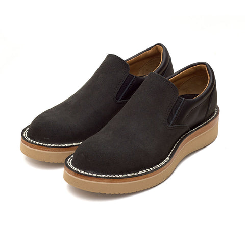 SLIP ON EASY BOOTS - STEERHIDE ROUGH-OUT