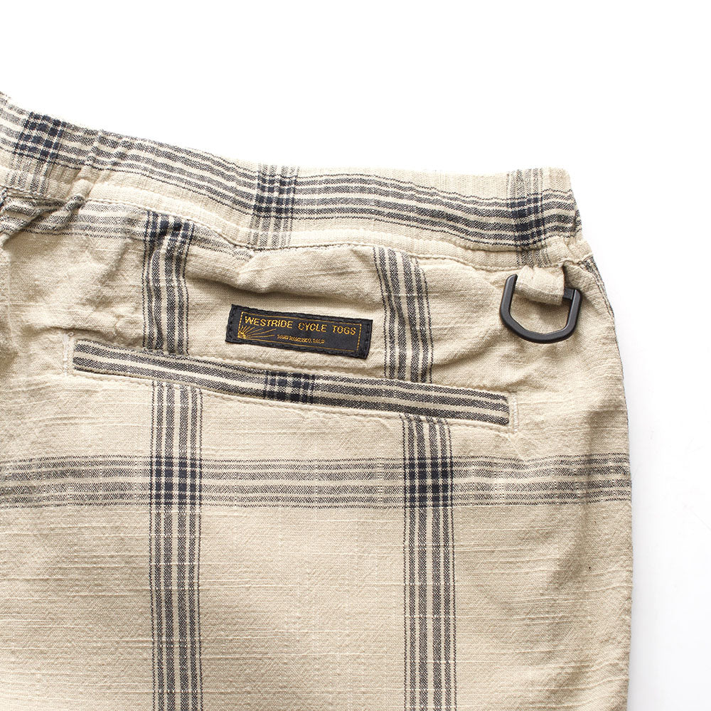 TAYLOR SHORTS - BEIGE CHEKER