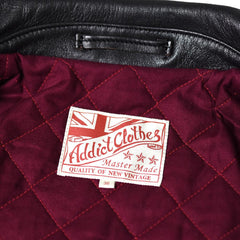 May club -【Addict Clothes】AD-02 Sheepskin Double Riders Jacket - Black（茶芯）