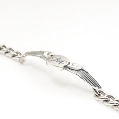 ACV-BRC01S-PNT ACVM WING SILVER BRACELET