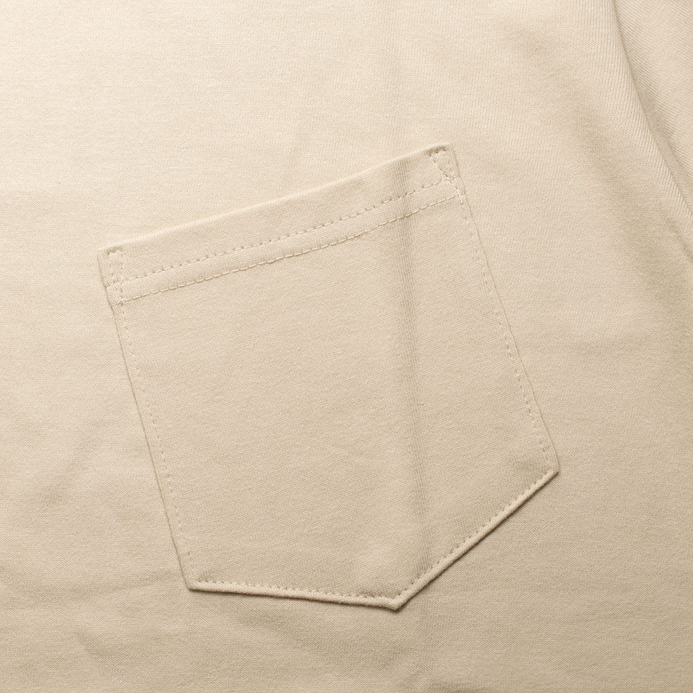 ACV-CSP00 ACVM POCKET TEE - BEIGE