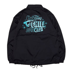 MAY CLUB TaiCHILL COACH JKT - BLACK / BLUE - May club