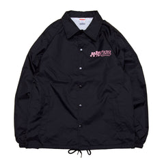 MAY CLUB TaiCHILL COACH JKT - BLACK / PINK - May club