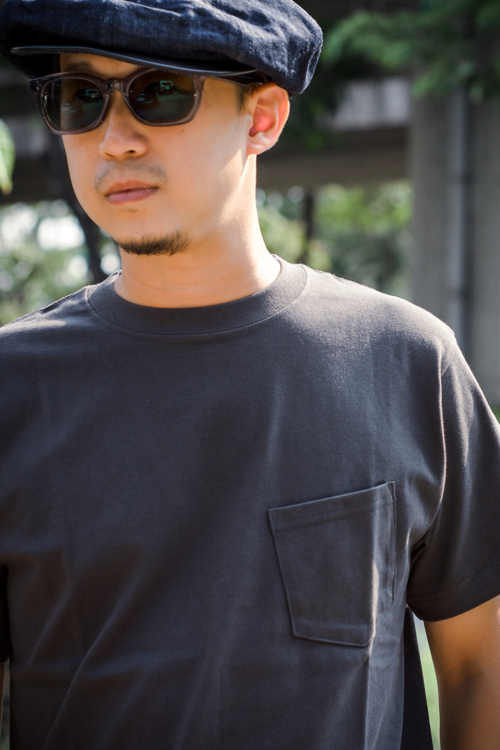 ACV-CSP00 ACVM POCKET TEE - FADE BLACK