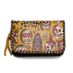 COIN PURSE - SKULL BIKER - May club