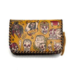 COIN PURSE - SKULL BIKER - May club