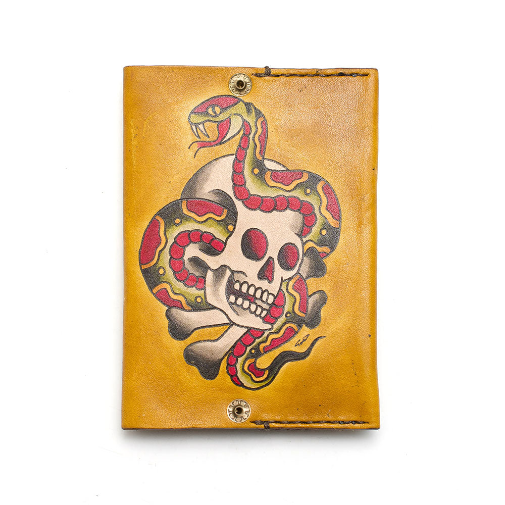 TISSUE CASE - SKULL AND SNAKE - May club