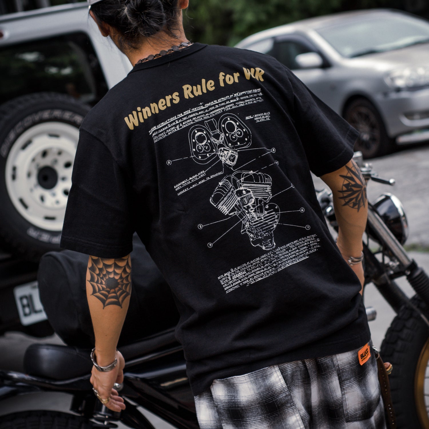 "WINNERS RULE" TEE - BLACK - May club