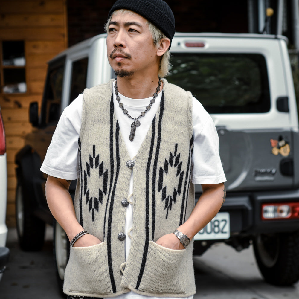 CHIMAYO VEST - CREAM