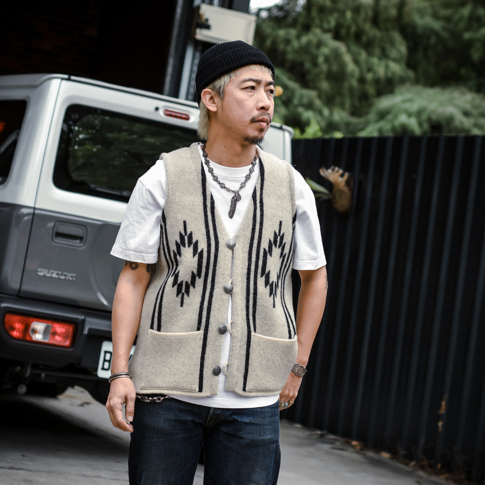 CHIMAYO VEST - CREAM