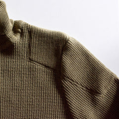 ACV-KN02 PADDED WAFFLE COTTON TURTLE KNIT - OREGANO - May club