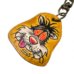 KEY TAG - CRAZY CAT