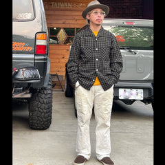 GUMP SHIRTS - BLACK CHECK