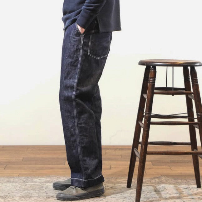ACV-TR05CLD COTTON LINEN DENIM M40 TROUSERS