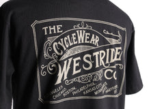 "WR CO" TEE - BLACK