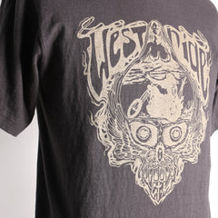 V25 SKULL MIND TEE - CHCL