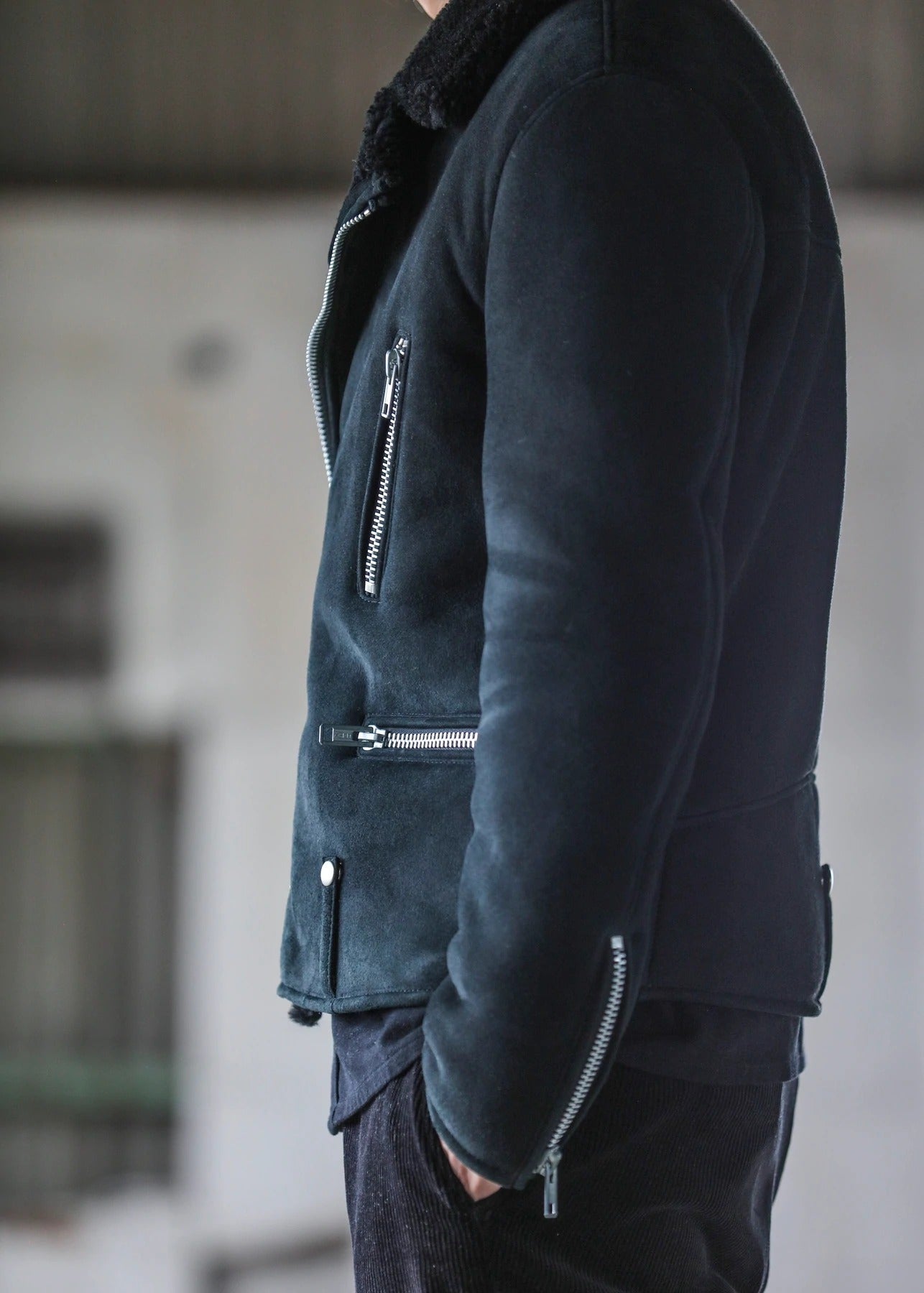 ACV-MT02 MOUTON DOUBLE RIDERS JACKET - May club