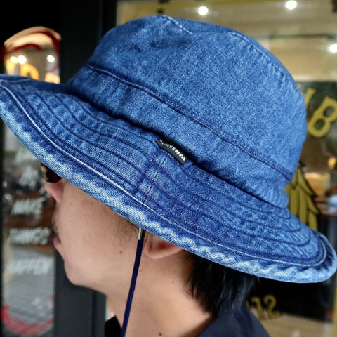 May club -【WESTRIDE】BOONIE  HAT - USED BLUE DENIM