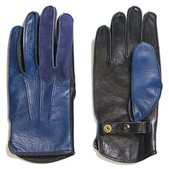 ACV-G02H HORSEHIDE RACING SUMMER GLOVES - VINTAGE BLUE - May club