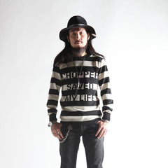 May club -【WESTRIDE】CLASSIC RIB LOGO SWEATER