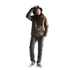 May club -【WESTRIDE】DETACHABLE TYROLEAN FLEECE - OLIVE