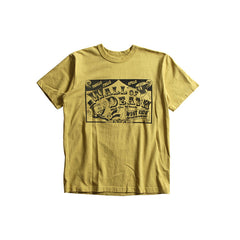 May club -【WESTRIDE】"WALL OF DEATH" TEE - MUSTARD