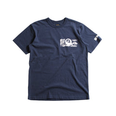 May club -【WESTRIDE】"POWER AND SPEED" TEE - NAVY