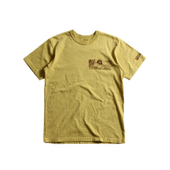 May club -【WESTRIDE】"POWER AND SPEED" TEE - MUSTARD