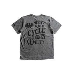 May club -【WESTRIDE】"CYCLE GOODIES" TEE - GREY