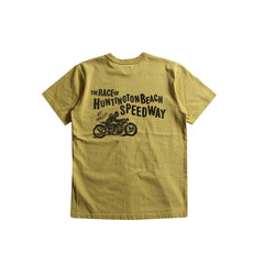 May club -【WESTRIDE】"GO THRILL" TEE - MUSTARD