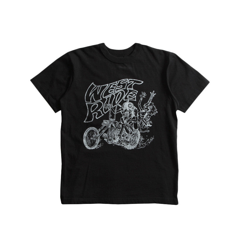 May club -【WESTRIDE】"UNCLE CHOPPER" TEE - BLACK