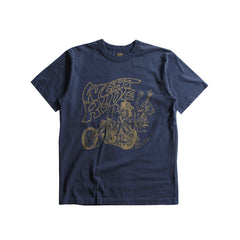 May club -【WESTRIDE】"UNCLE CHOPPER" TEE - NAVY