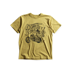 May club -【WESTRIDE】"UNCLE CHOPPER" TEE - MUSTARD