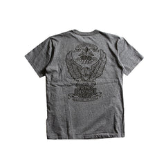 May club -【WESTRIDE】"1976 HARLEY BICENTENNIAL" TEE - GREY